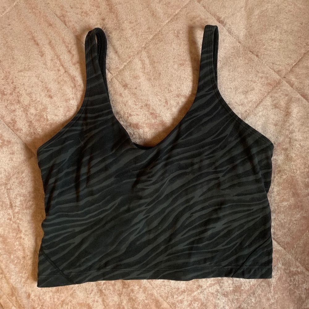 Lululemon size 10 align tank bra